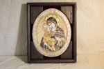 Икона Жировичской (Жировицкой) Божией (Божьей) Матери № п13, мрамор, изображение, фото 1