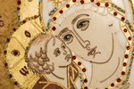 Икона Жировичской (Жировицкой) Божией (Божьей) Матери № п20, мрамор, изображение, фото 4