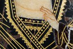 Резная Икона Казанской Божией Матери № 1-25-1 из мрамора, изображение, фото 11