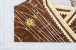 Резная Икона Казанской Божией Матери № 1-25-10 из мрамора, изображение, фото 4
