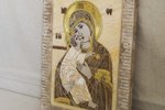Икона Владимирской Божьей Матери № 2-12,4 из мрамора, изображение, фото 9