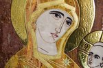 Икона Тихвинской Божьей Матери № 1/12-7 из мрамора с доставкой, изображение, фото 3