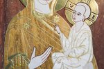 Икона Тихвинской Божьей Матери № 1/12-3 из мрамора с доставкой, изображение, фото 4