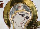 Икона Тихвинской Божьей Матери № 1/12-6 из мрамора с доставкой, изображение, фото 4