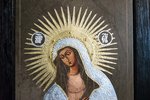Икона Остробрамской Божией Матери № 04 из мрамора, каталог икон, изображение, фото 2