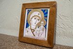 Икона Казанской Божией Матери № 3 из мрамора от Гливи, фото 2