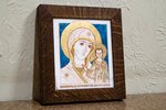 Икона Казанской Божией Матери № 28 из мрамора от Гливи, фото 2
