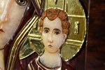 Икона Икона Казанской Божией Матери для венчания № 3-12-10 из мрамора, изображение, фото 5