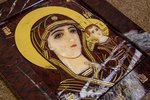 Икона Икона Казанской Божией Матери для венчания № 3-12-10 из мрамора, изображение, фото 9