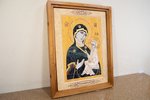 Икона Тихвинской Божьей Матери № 1/12-8 из мрамора с доставкой, изображение, фото 2