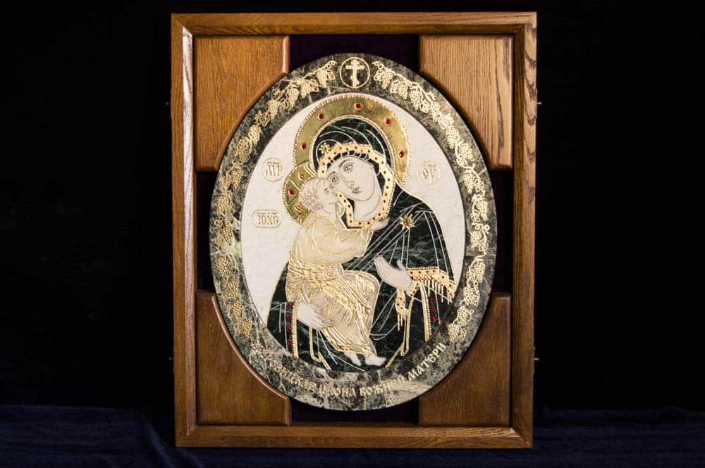 Икона Жировичской (Жировицкой) Божией (Божьей) Матери № п6, каталог икон, изображение, фото 1 