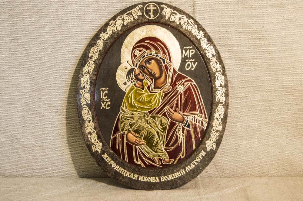 Икона Жировичской (Жировицской) Божией (Божьей) Матери № 013, изображение, фото 1