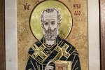 Икона Святого Николая Чудотворца инд. № 05 из мрамора, каталог икон, фото, изображение 2