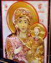 Икона Влахернской Божией Матери из мрамора № 1, изображение, фото 3