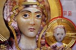 Икона Влахернской Божией Матери из мрамора № 1, изображение, фото 4