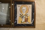 Икона Святого Николая Чудотворца инд. № 06 из мрамора, каталог икон, фото, изображение 3