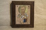 Икона Николая Чудотворца № 15 из камня, изображение Святого, фото 1