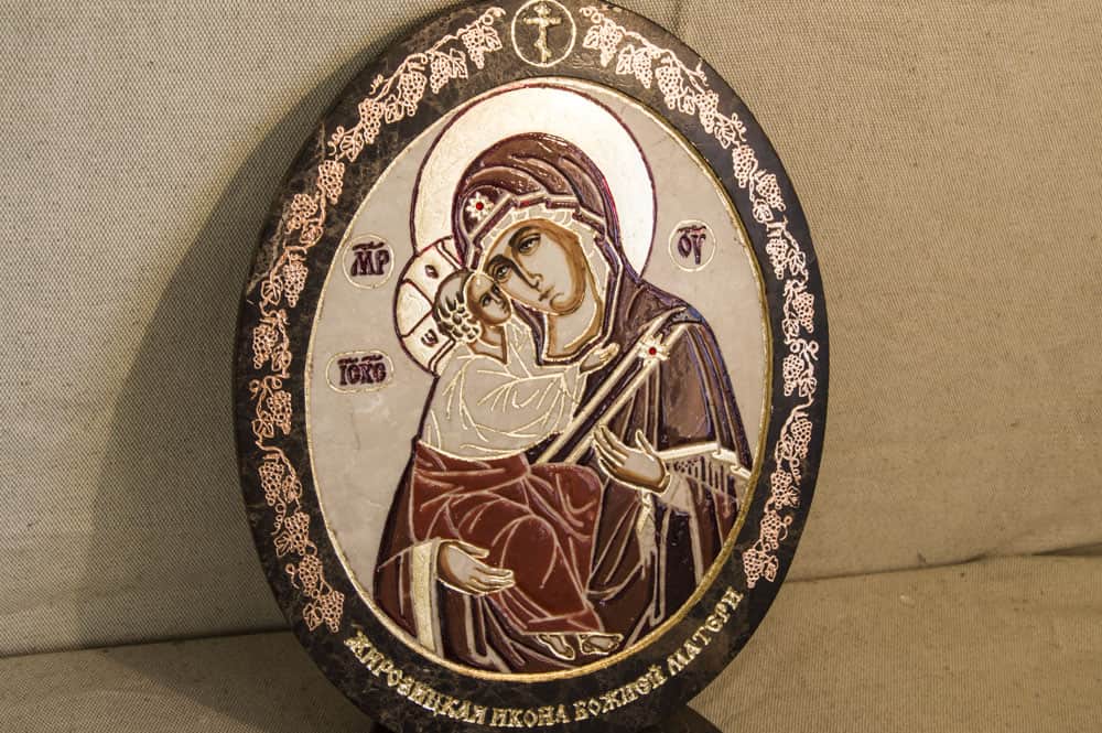 Икона Жировичской (Жировицкой)  Божией (Божьей) Матери № 47, каталог икон, изображение, фото 1