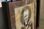 Икона Святого Николая Чудотворца инд. № 07 из мрамора, каталог икон, фото, изображение 6