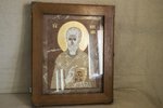 Икона Святого Николая Чудотворца инд. № 09 из мрамора, каталог икон, фото, изображение 3