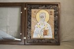Икона Святого Николая Чудотворца инд. № 10 из мрамора, каталог икон, фото, изображение 2