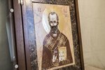 Икона Святого Николая Чудотворца инд. № 11 из мрамора, каталог икон, фото, изображение 1