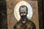 Икона Святого Николая Чудотворца инд. № 11 из мрамора, каталог икон, фото, изображение 6