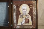 Икона Святого Николая Чудотворца инд. № 14 из мрамора, каталог икон, фото, изображение 2