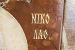 Икона Святого Николая Чудотворца инд. № 14 из мрамора, каталог икон, фото, изображение 3