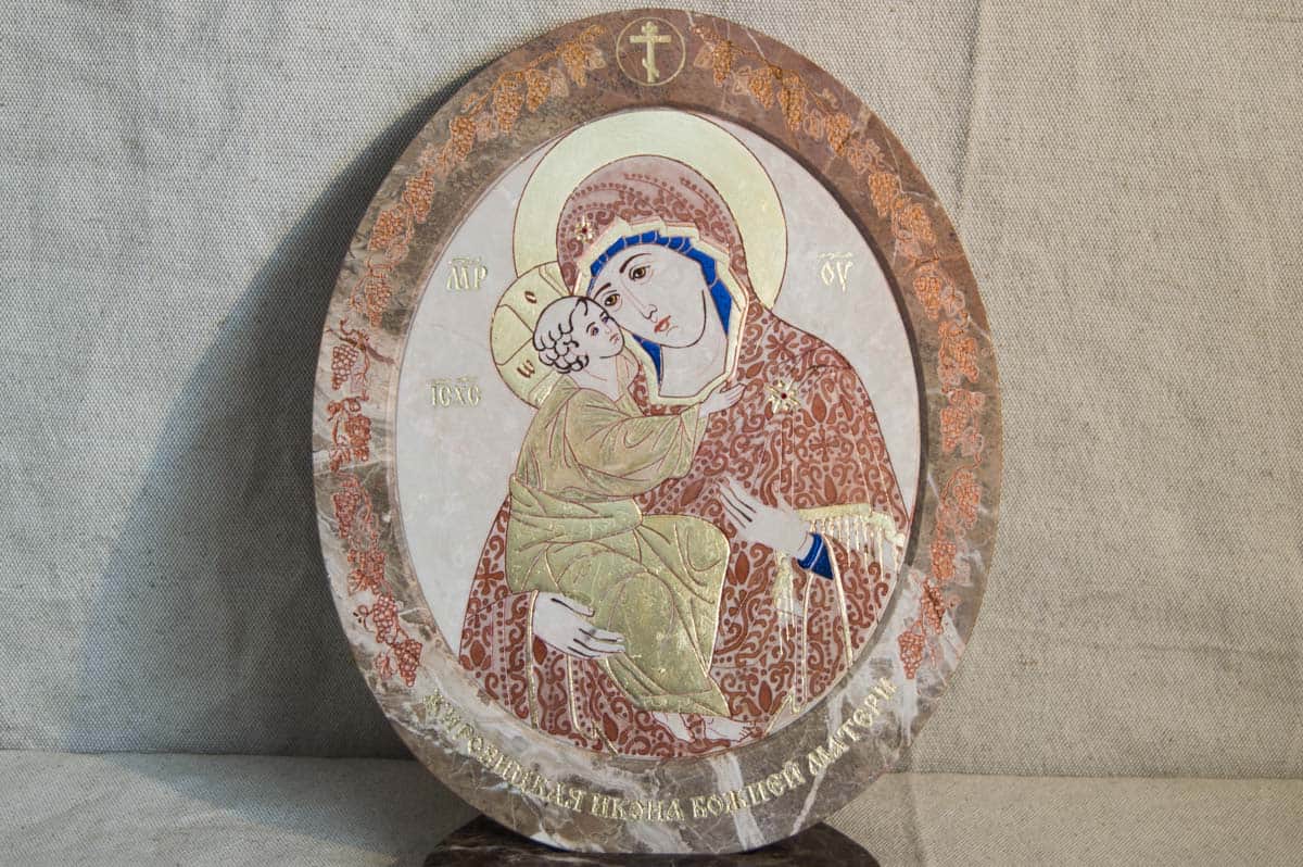 Икона Жировичской (Жировицкой)  Божией (Божьей) Матери № 51, каталог икон, изображение, фото 1