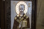 Икона Святого Николая Чудотворца инд. № 15 из мрамора, каталог икон, фото, изображение 3