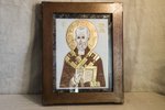 Икона Святого Николая Чудотворца инд. № 15 из мрамора, каталог икон, фото, изображение 4
