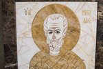 Икона Святого Николая Чудотворца инд. № 18 из мрамора, каталог икон, фото, изображение 10