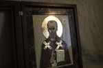 Икона Святого Николая Чудотворца инд. № 19 из мрамора, каталог икон, фото, изображение 2