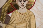 Резная Икона Казанской Божией Матери № 1-25-2 из мрамора, изображение, фото 9