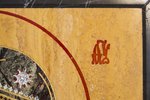 Резная Икона Казанской Божией Матери № 1-25-9 из мрамора, изображение, фото 8