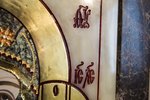 Резная Икона Казанской Божией Матери № 1-25-15 из мрамора, изображение, фото 4