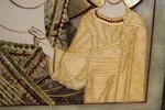 Резная Икона Казанской Божией Матери № 1-25-15 из мрамора, изображение, фото 5