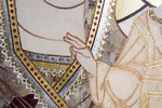 Резная Икона Казанской Божией Матери № 1-25-8 из мрамора, изображение, фото 6