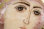 Резная Икона Казанской Божией Матери № 1-25-17 из мрамора, изображение, фото 8