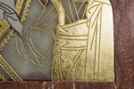 Резная Икона Казанской Божией Матери № 1-25-18 из мрамора, изображение, фото 5