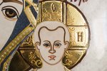 Резная Икона Казанской Божией Матери № 1-25-11 из мрамора, изображение, фото 8
