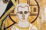 Резная Икона Казанской Божией Матери № 1-25-14 из мрамора, изображение, фото 4