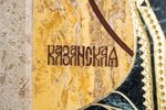 Резная Икона Казанской Божией Матери № 1-25-14 из мрамора, изображение, фото 8