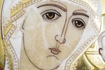 Резная Икона Казанской Божией Матери № 1-25-16 из мрамора, изображение, фото 5