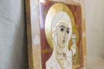 Резная Икона Казанской Божией Матери № 1-25-16 из мрамора, изображение, фото 13