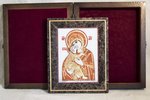 Икона Владимирской Божией Матери № 8 из мрамора. изображение, фото 7