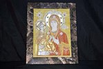 Изображение Икона Божьей Матери Троеручица № 2-12-1 из мрамора, фото 1