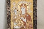 Изображение Икона Божьей Матери Троеручица № 2-12-1 из мрамора, фото 11