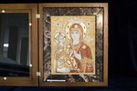 Изображение Икона Божьей Матери Троеручица № 2-12-1 из мрамора, фото 5